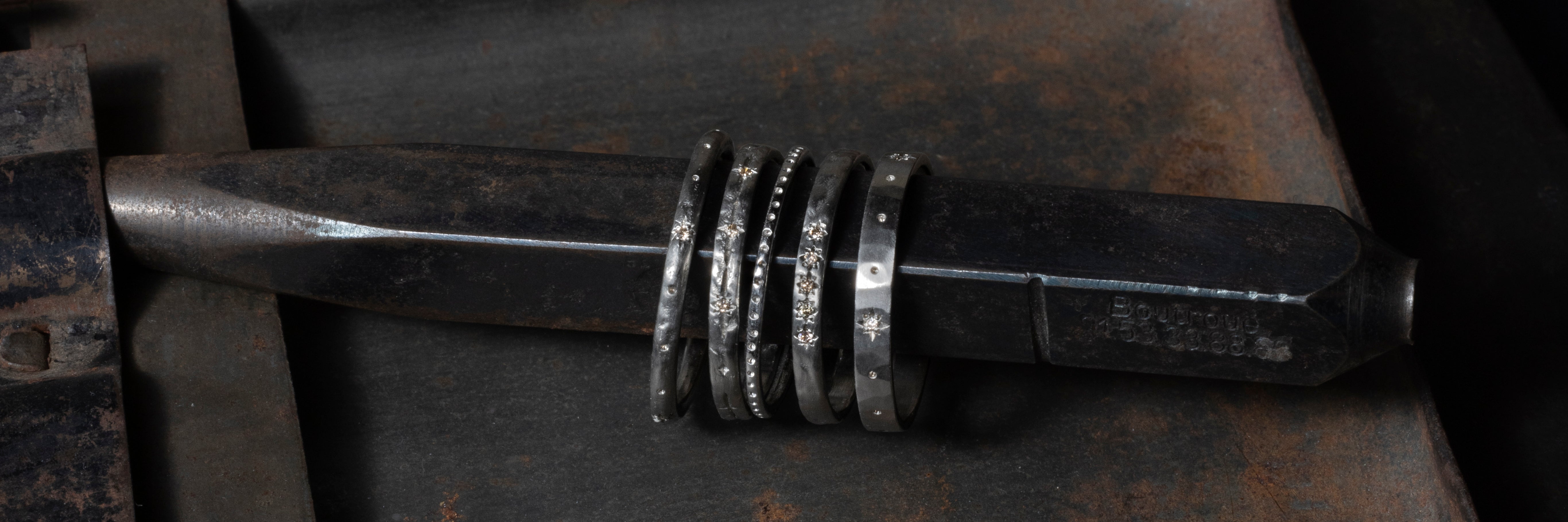 Anneaux Argent et plaqué or