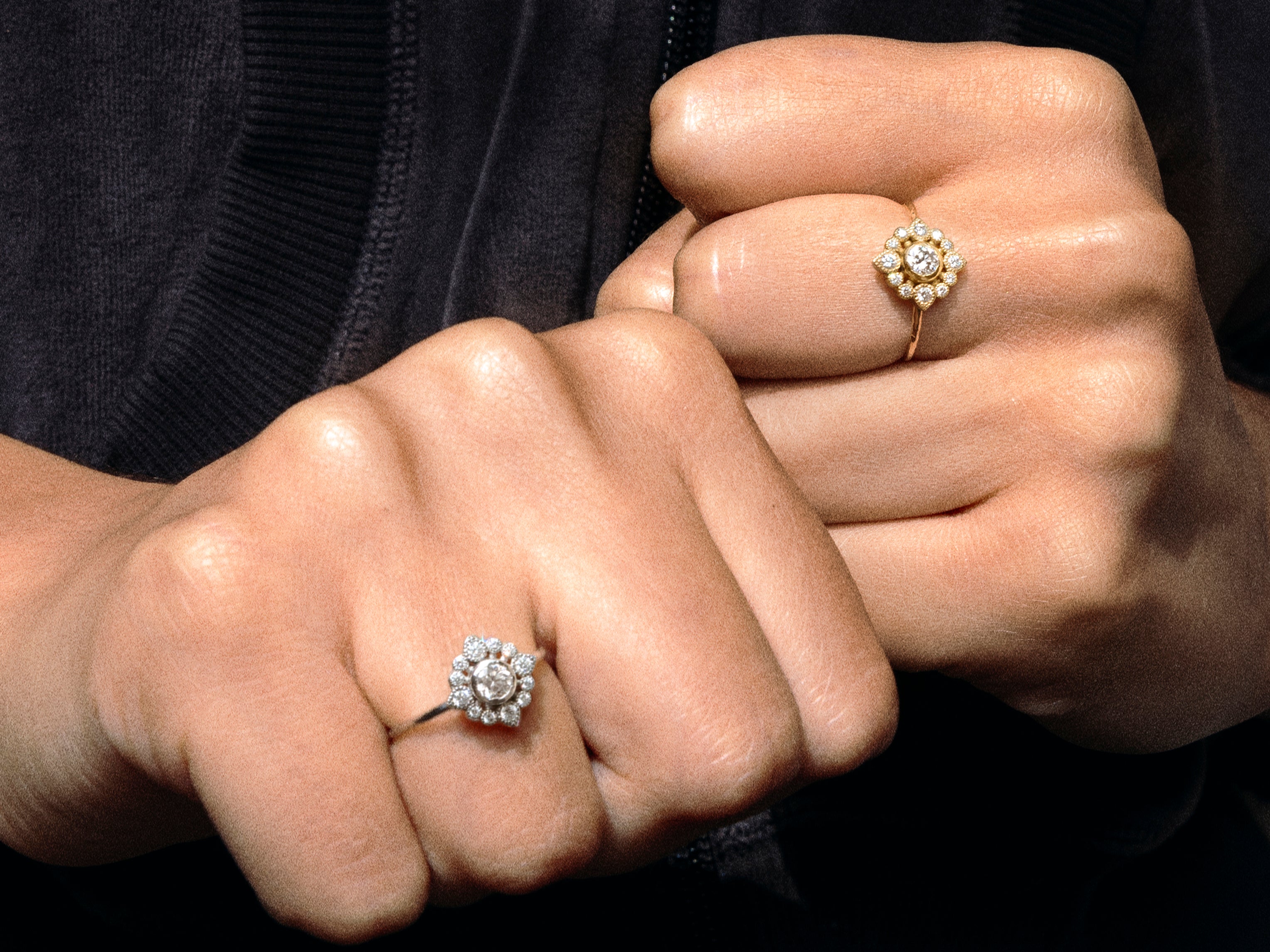 Ring Sagan diamond 0.25cts yellow gold
