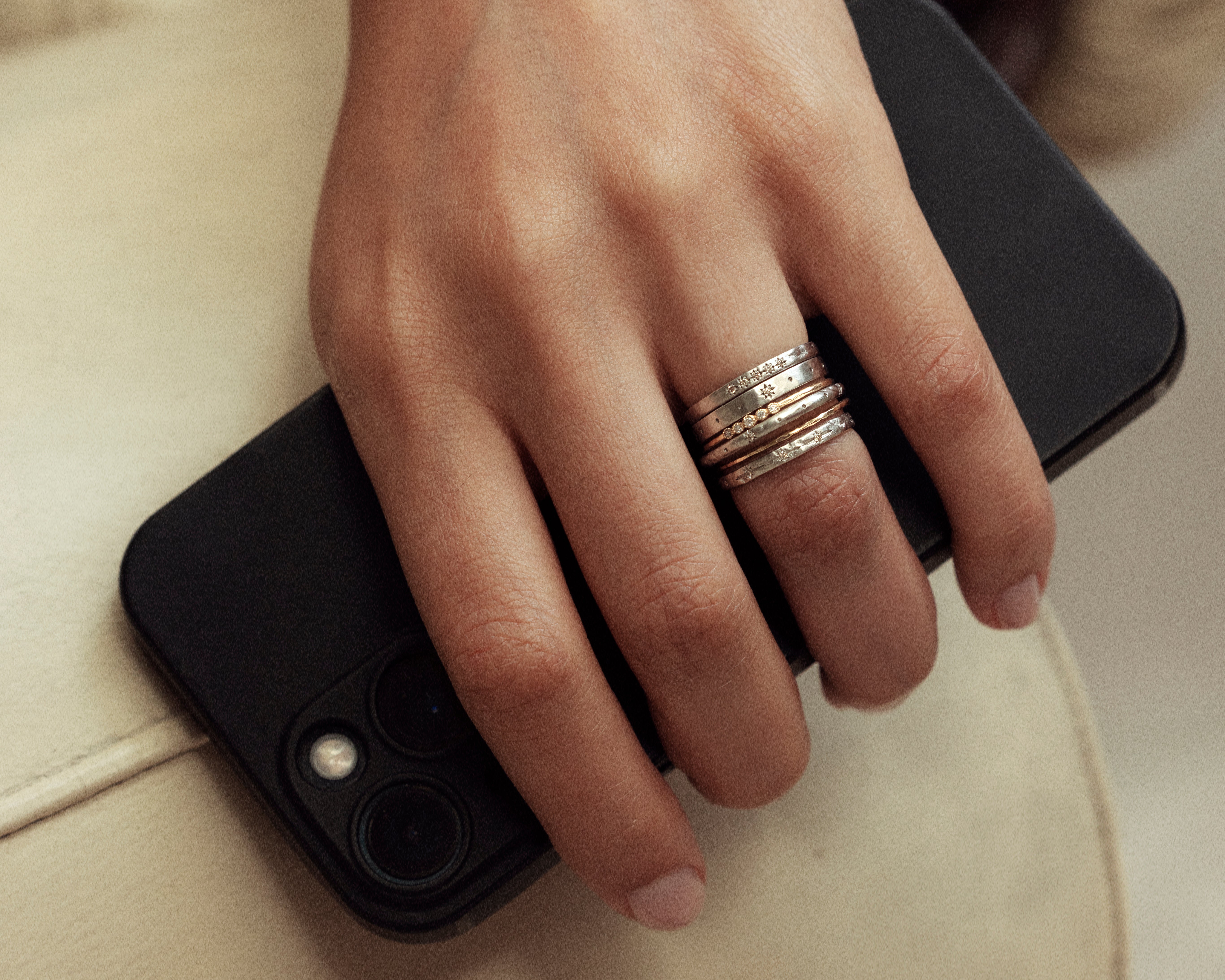 Anneau Marion platine 4 diamants