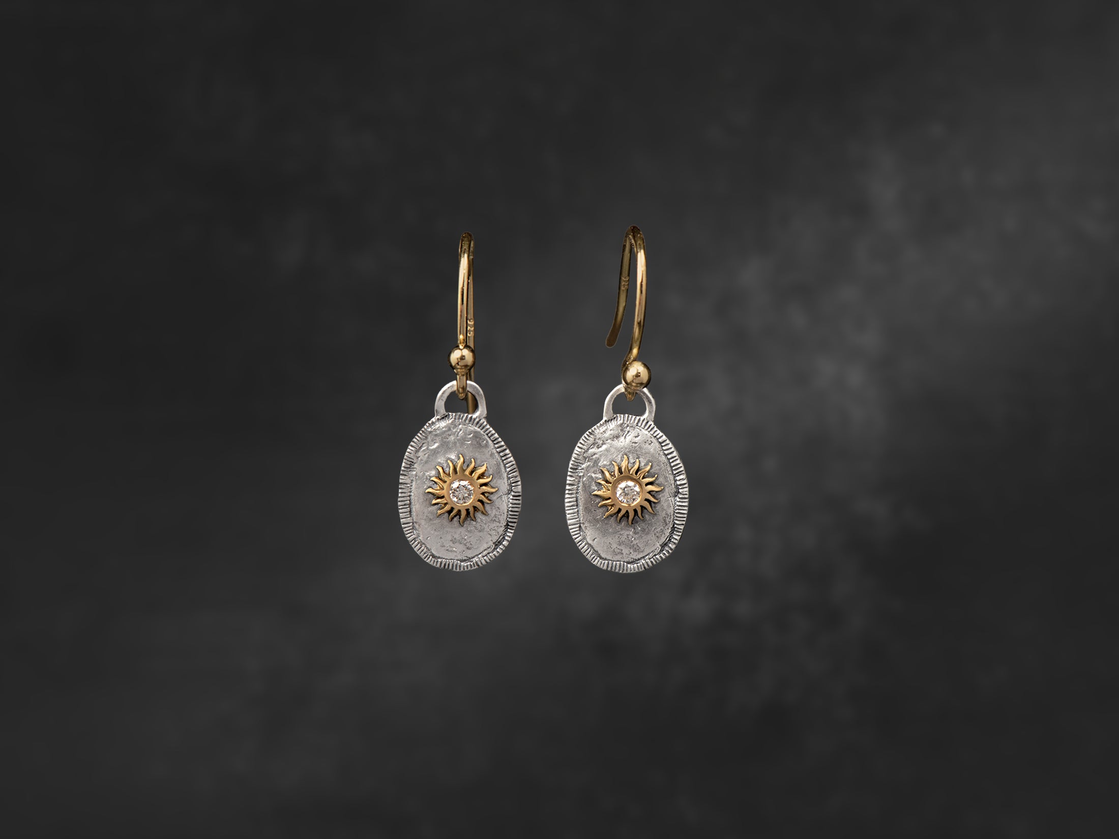 BO SOLIS LUX OVALE PM SOLEIL BRILLANT OR JAUNE ET ARGENT
