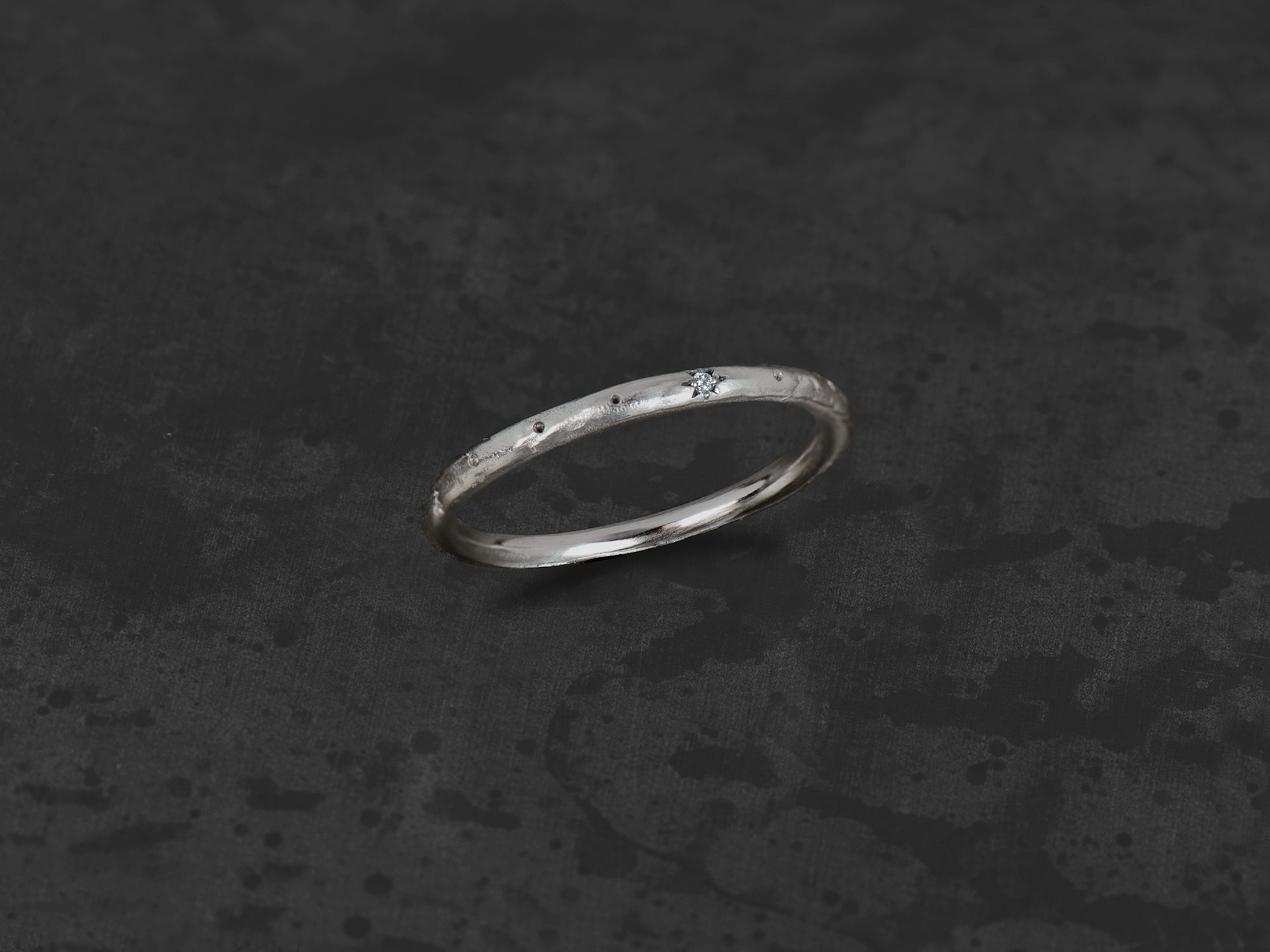 Anneau Marion platine 4 diamants