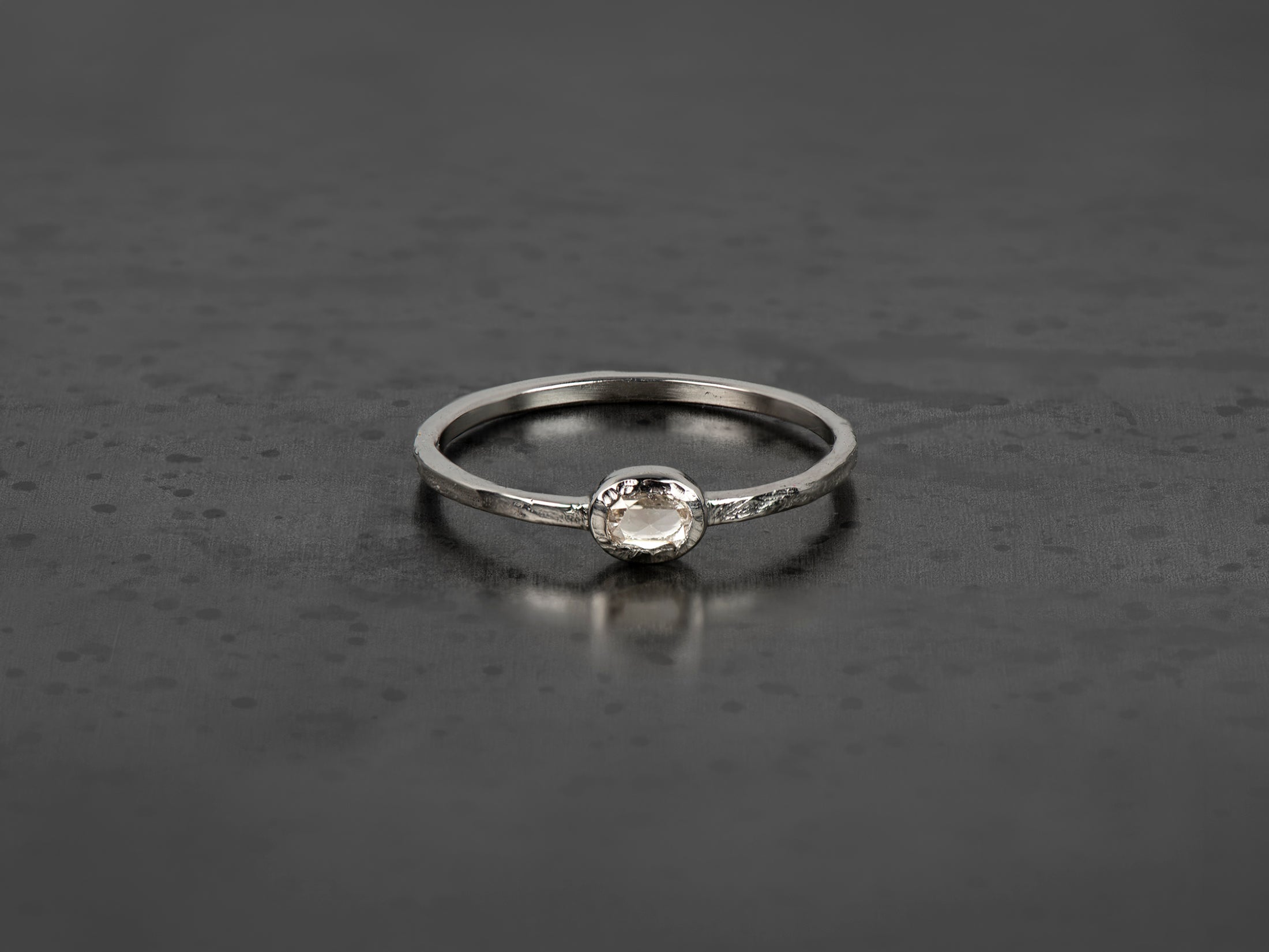 CASSIEL RING ROSECUT DIAMOND 0,12CTS PLATINUM