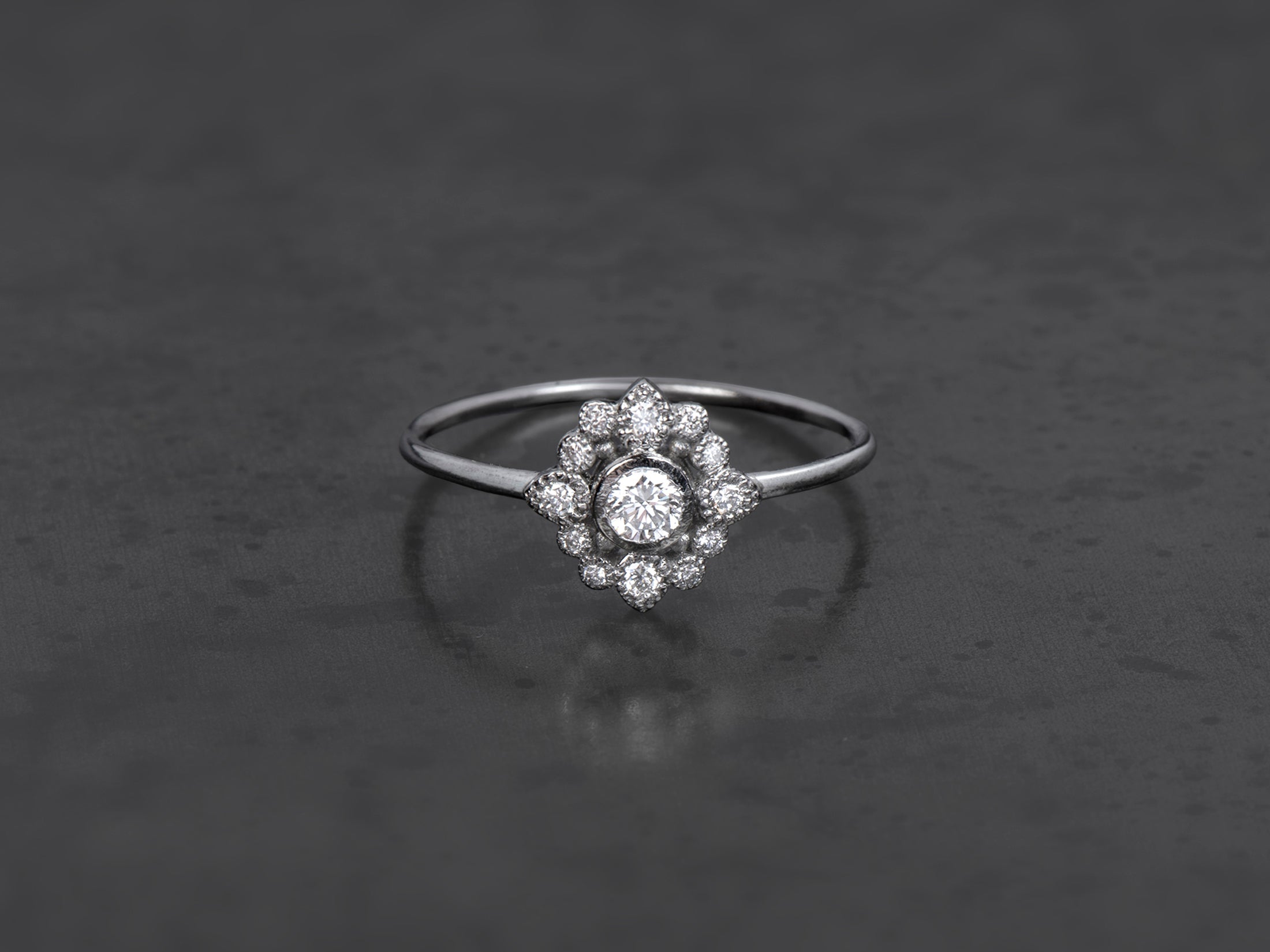 Bague Sagan Baby diamant 0,16cts platine