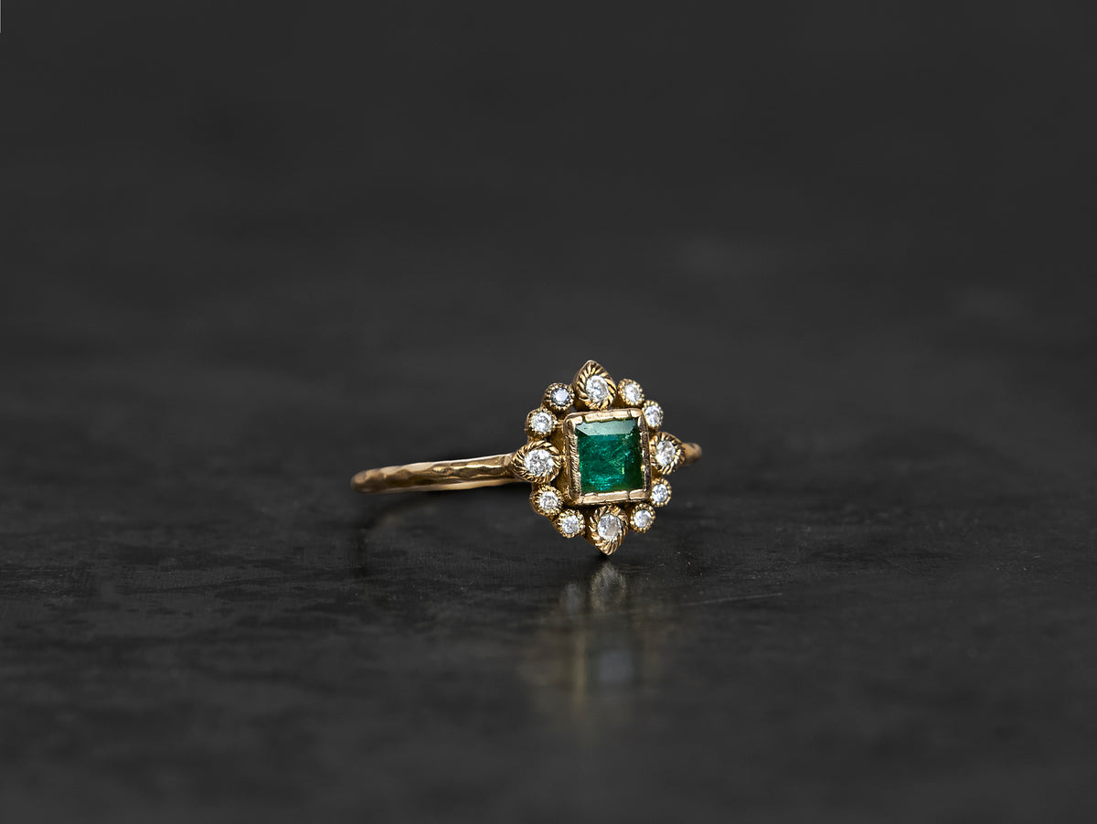 Bague Sagan Baby tourmaline 0,28 cts diamants or jaune