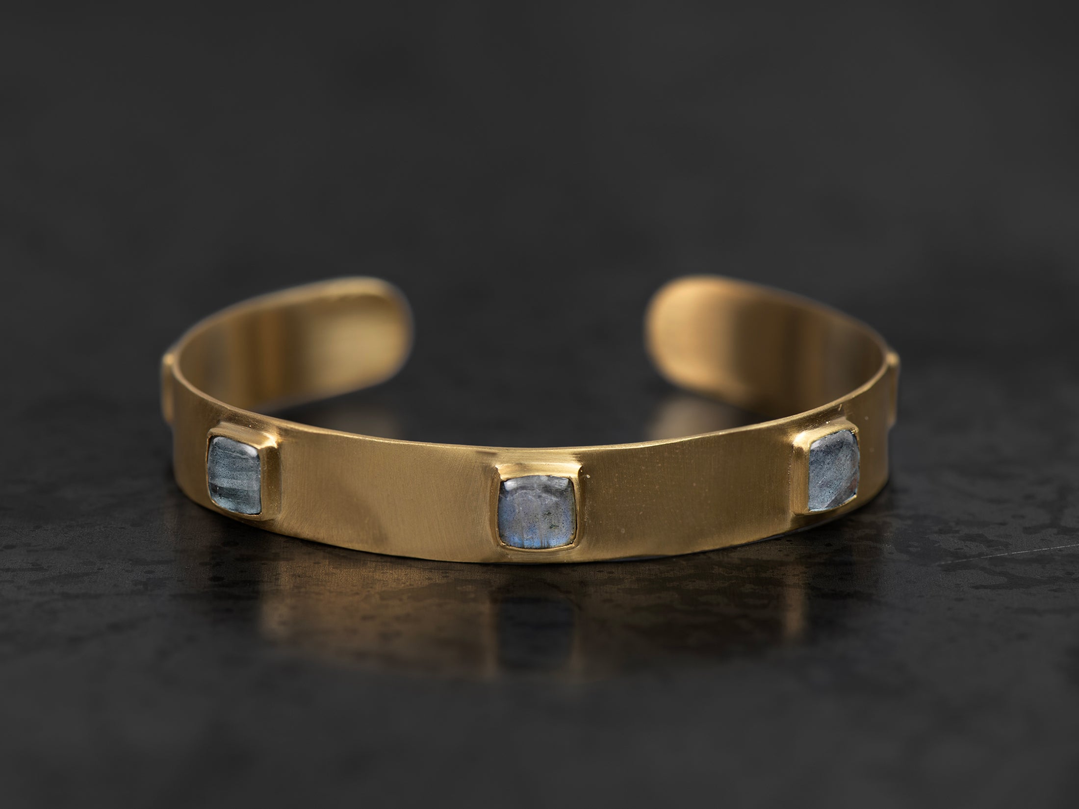 Bracelet Frida labradorite plaqué or