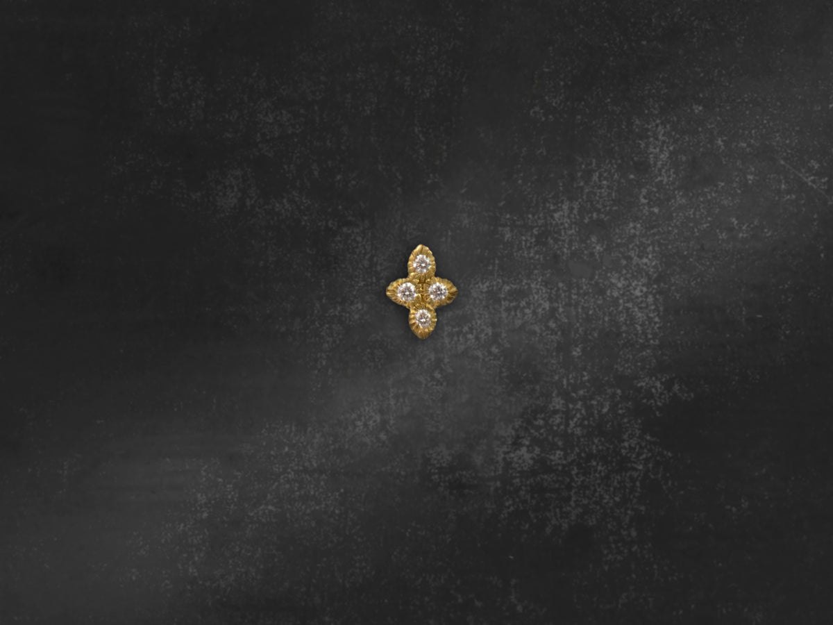 Puce Stellae PM Diamant Or jaune