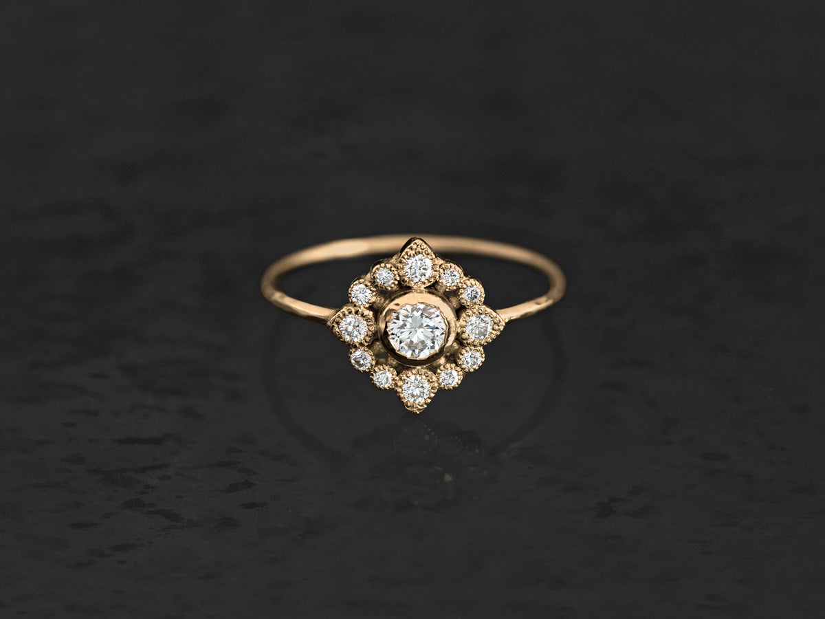 Bague Sagan diamant 0,25cts or jaune