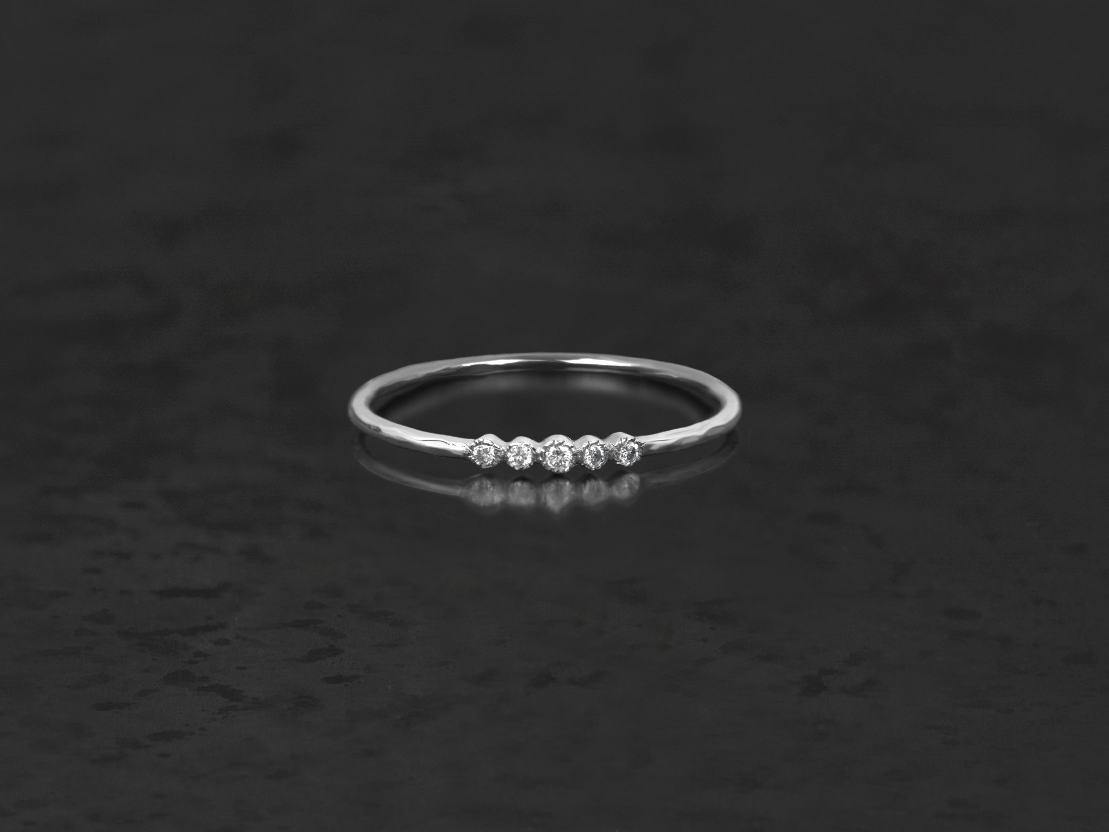 Bague Sita Baby platine — bijou signature Emmanuelle Zysman en argent ou vermeil, élégant et intemporel