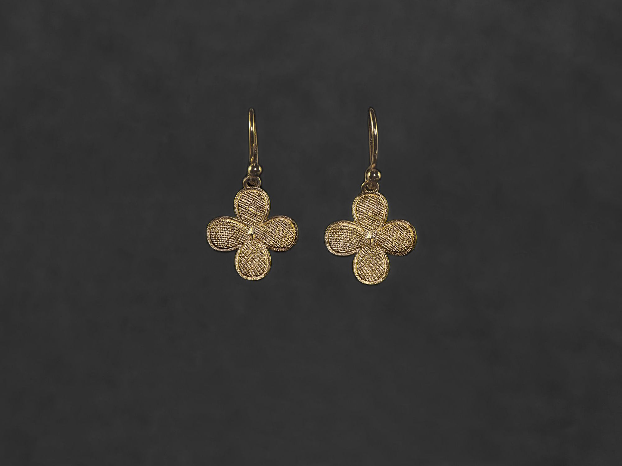 Boucles d’oreilles Shirin vermeil – bijou artisanal signé Emmanuelle Zysman