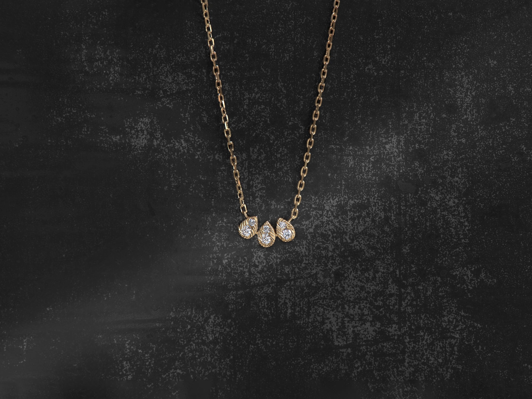 Collier Alex Diamants or jaune — bijou signature Emmanuelle Zysman en argent ou vermeil, élégant et intemporel