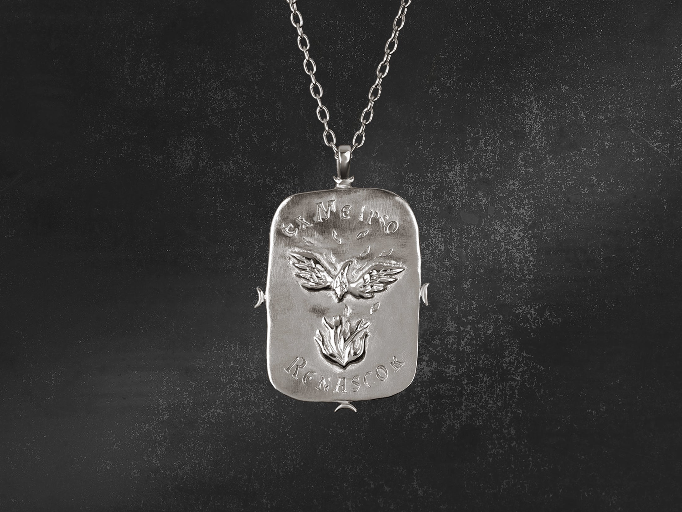 Collier Phenix homme – bijou artisanal signé Emmanuelle Zysman