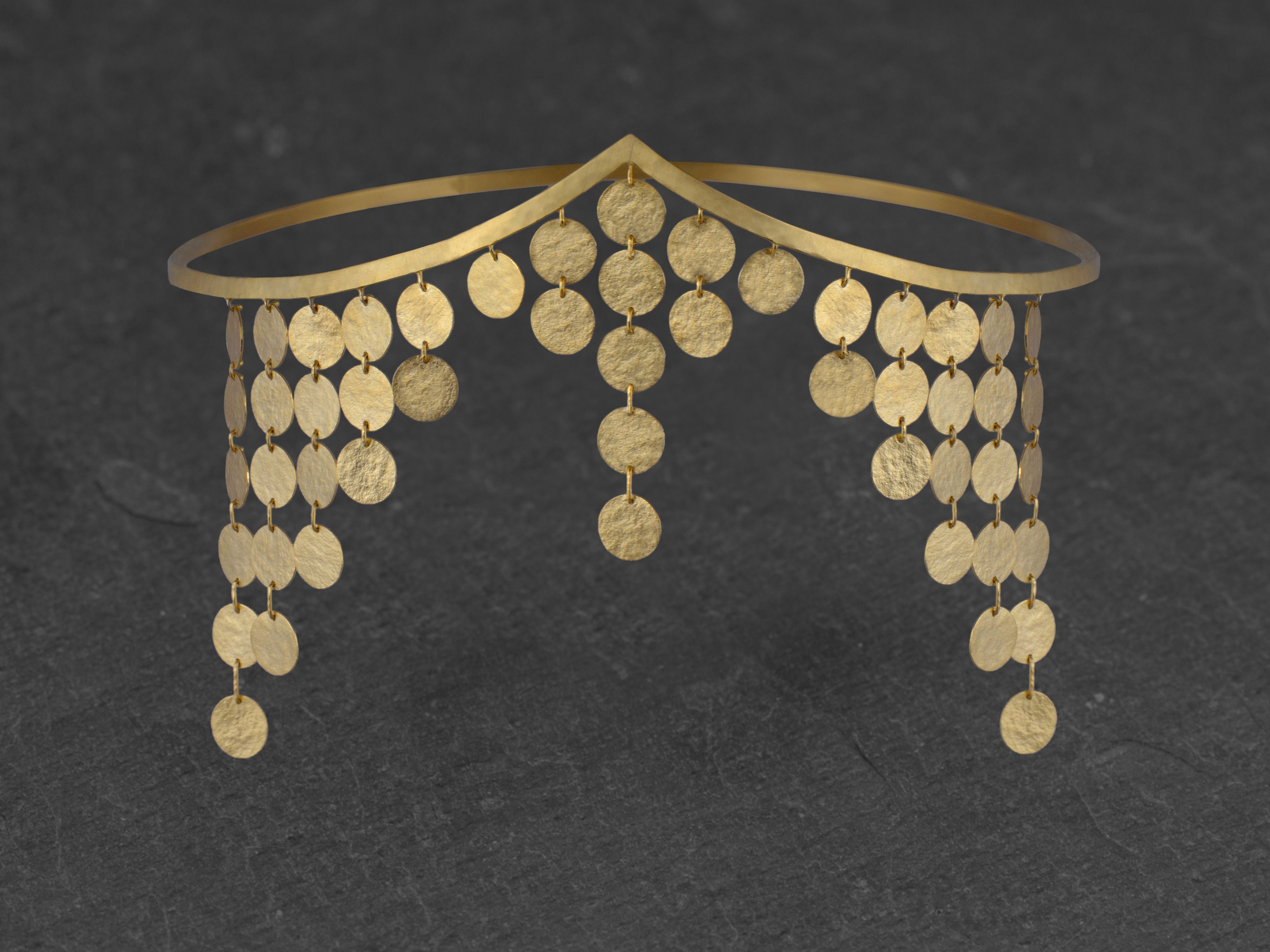 Diadème Salammbô – bijou artisanal signé Emmanuelle Zysman