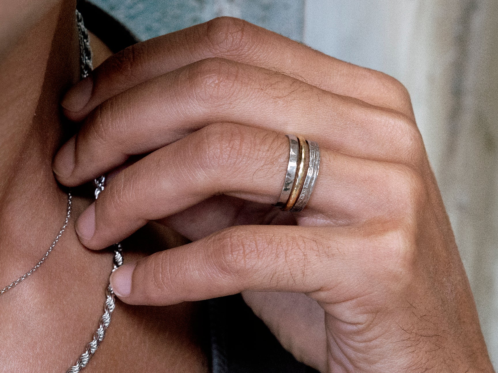 Sitia wedding ring for men