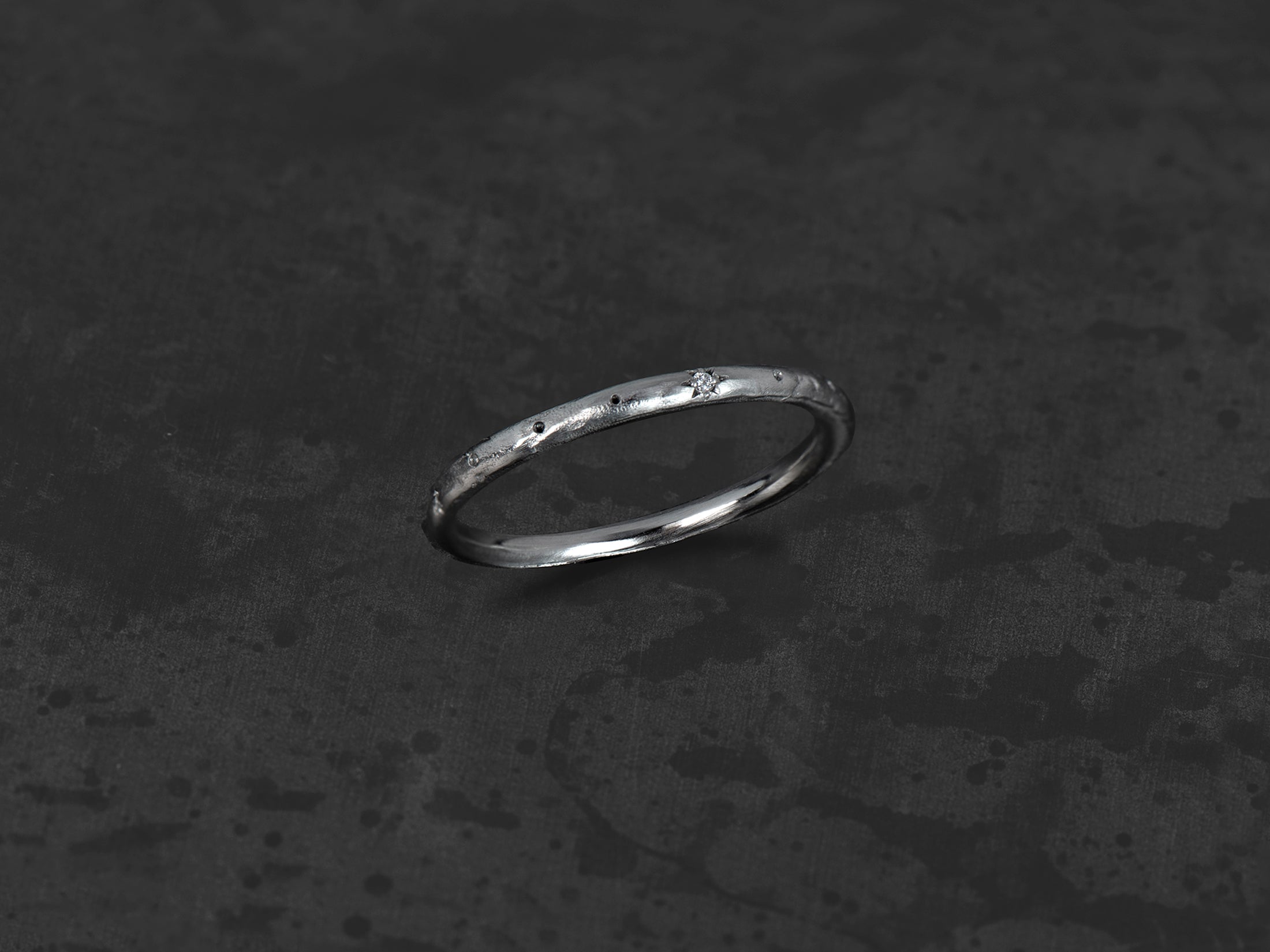 Anneau Marion platine 4 diamants