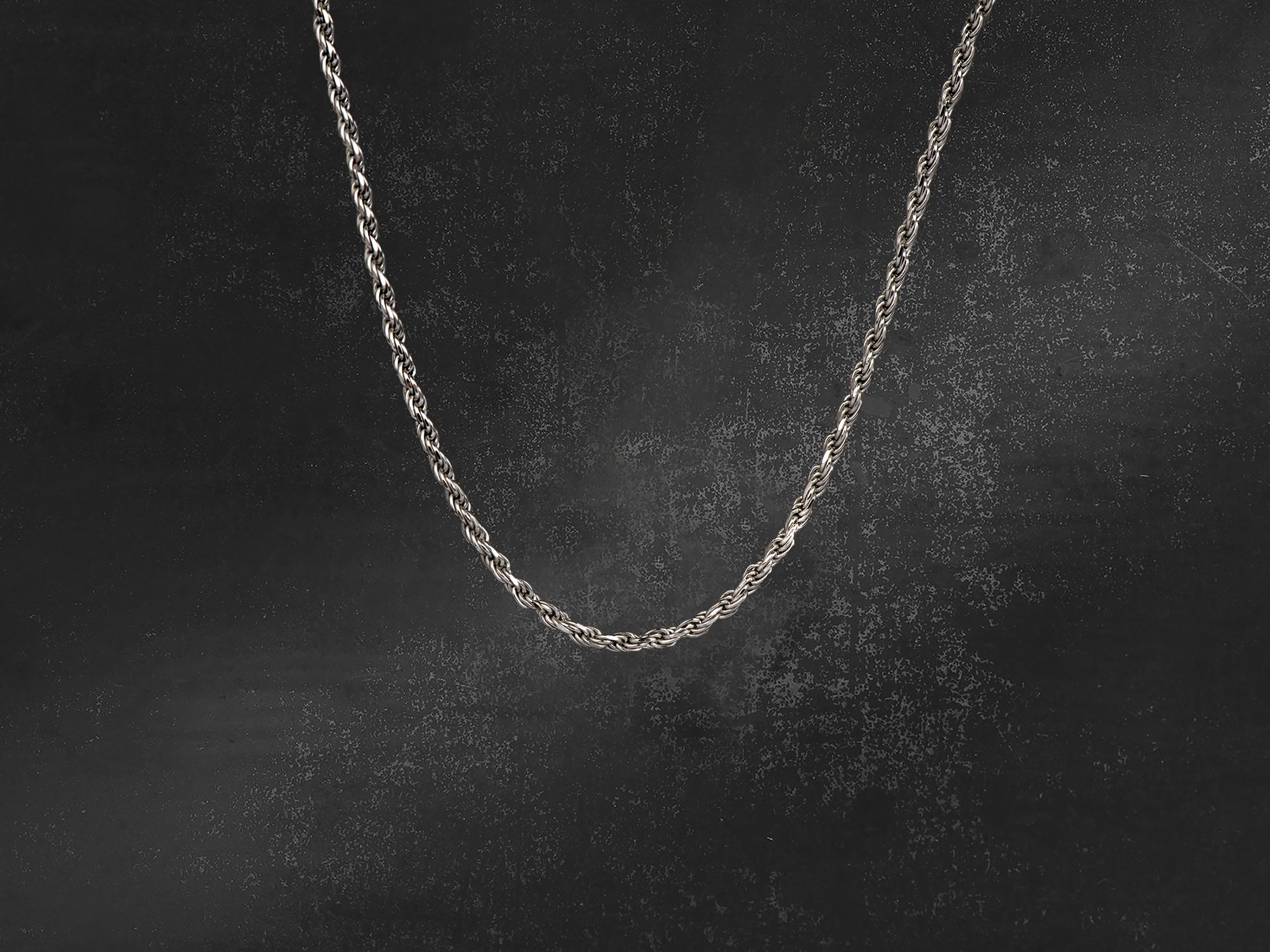 Chaîne corde 1,4 argent