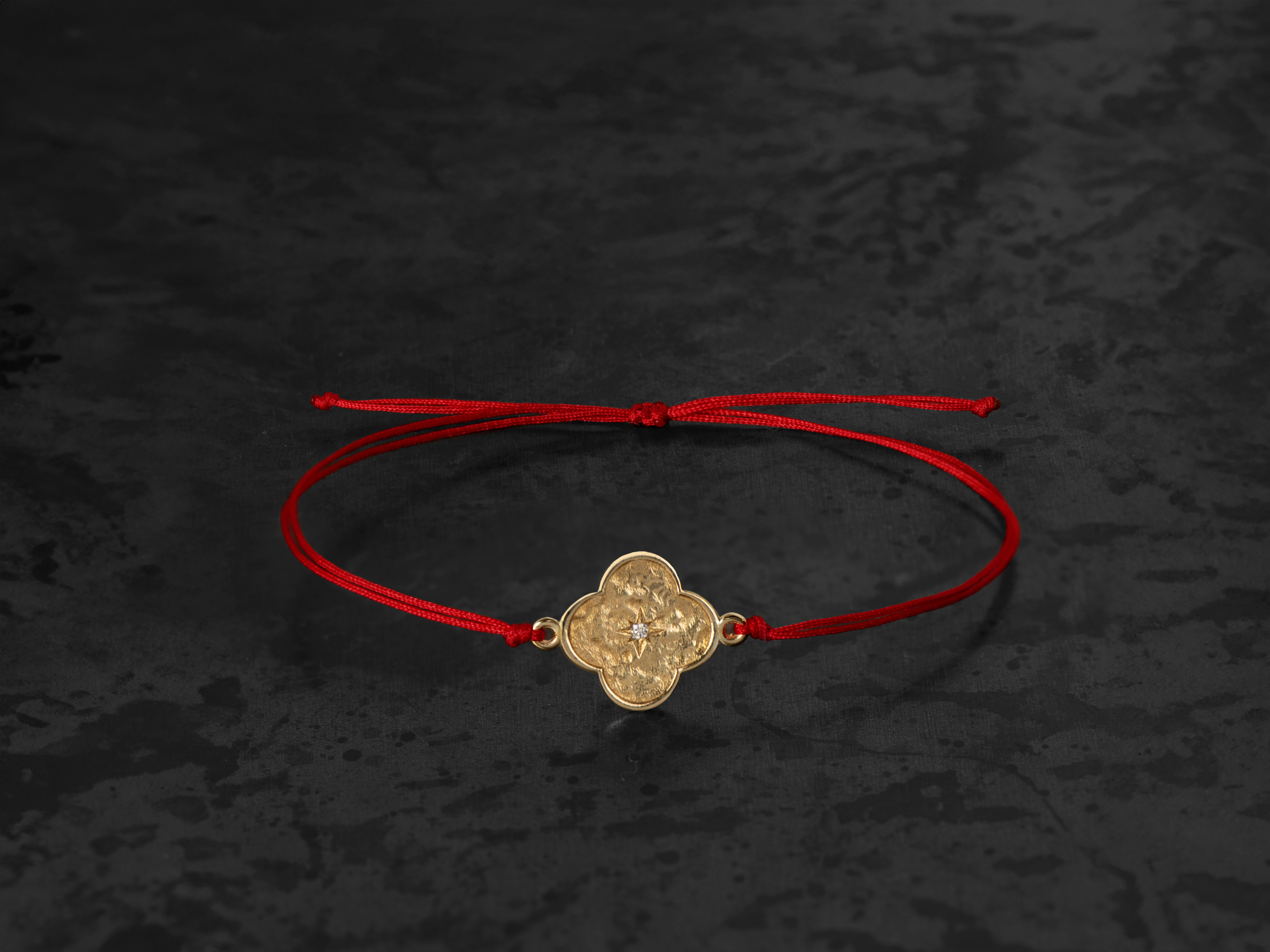 Bracelet Baby Amor MM diamant or jaune