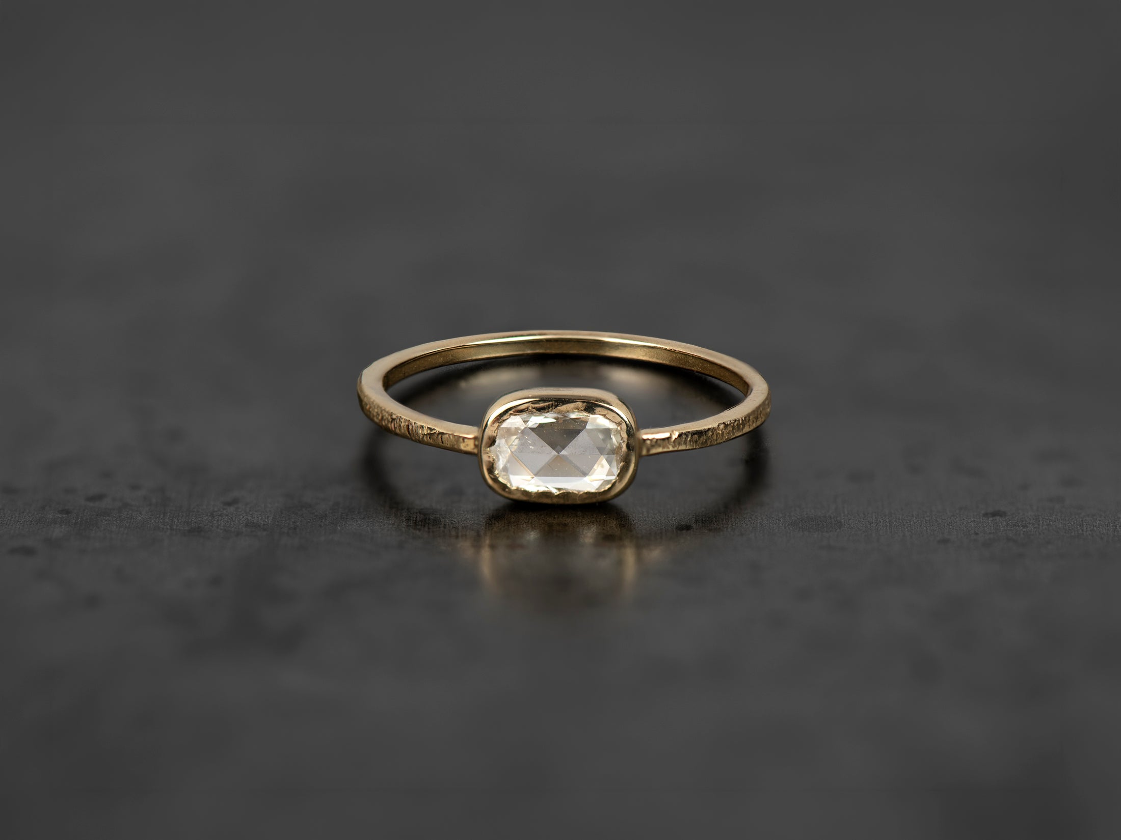 CASSIEL RING RUBY GREEN TOURMALINE 1.19CTS YELLOW GOLD