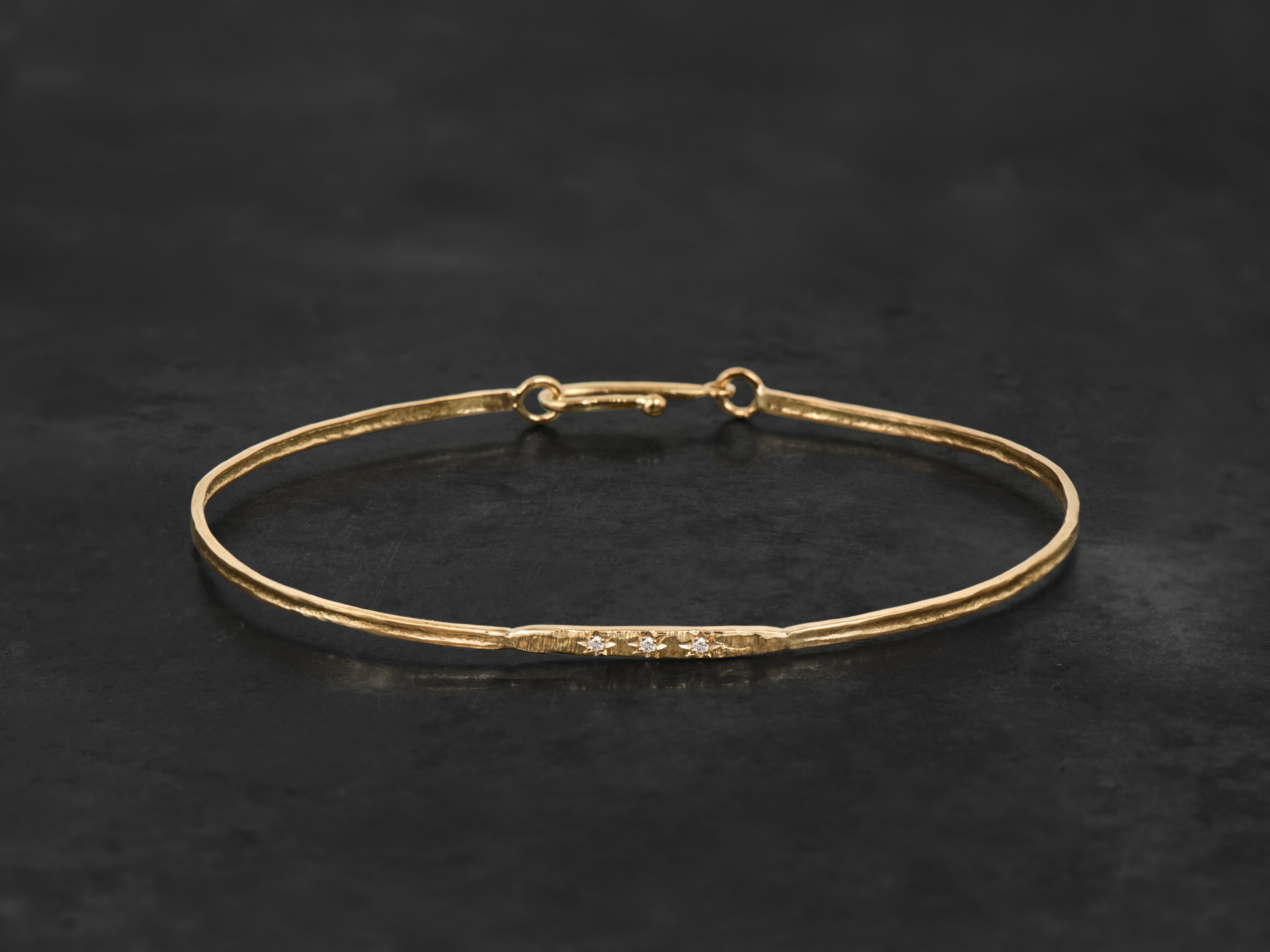 Bracelet Cassiel diamants Or jaune