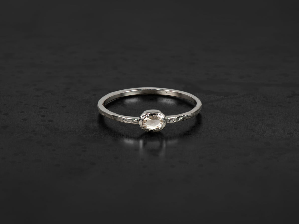 CASSIEL RING ROSECUT DIAMOND 0,12CTS PLATINUM