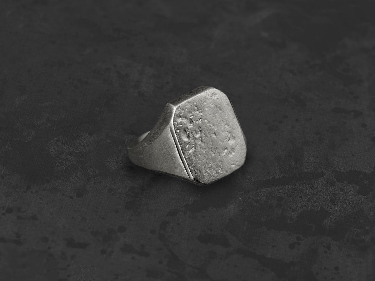 Chevalière Nemours argent homme