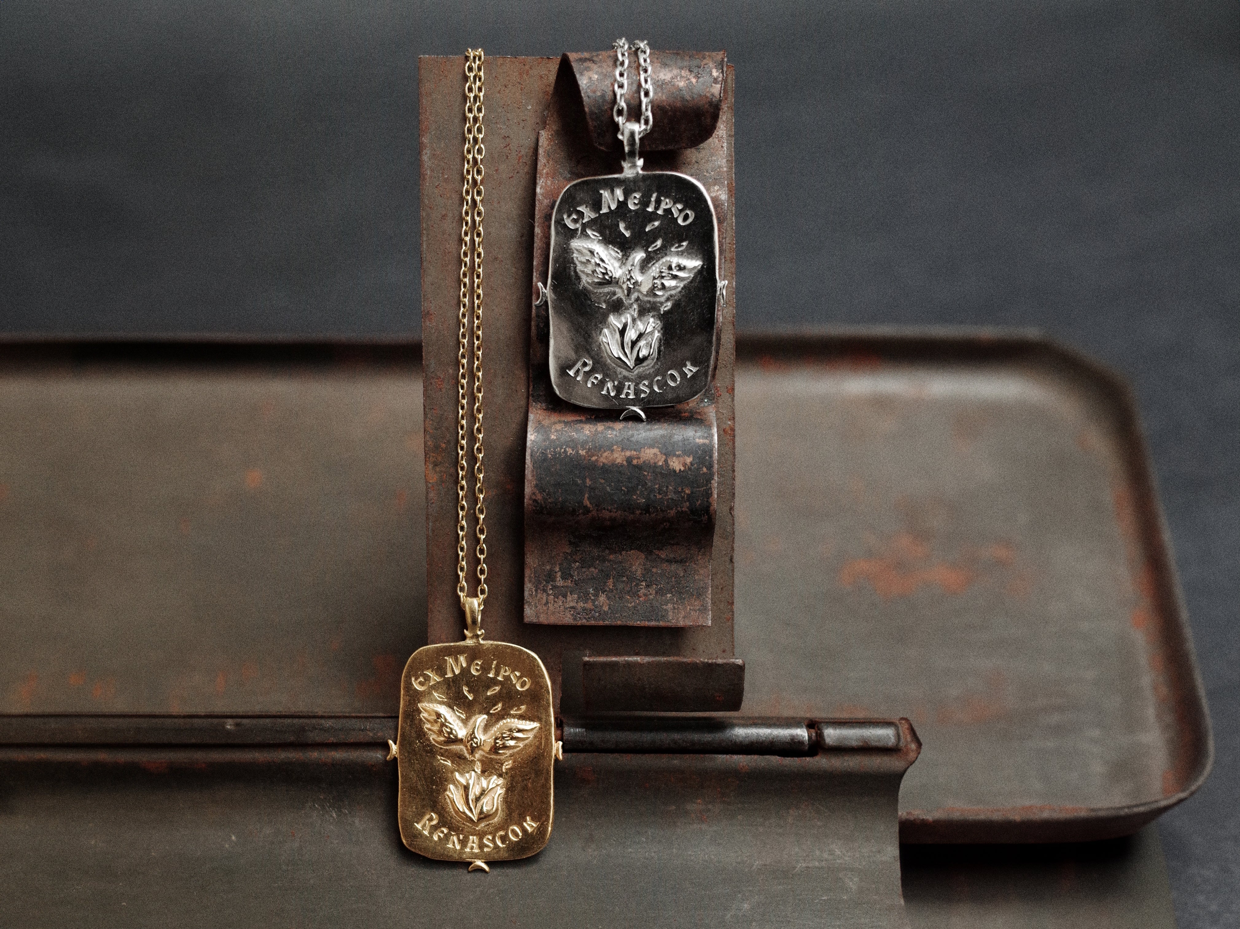 Collier Phenix argent
