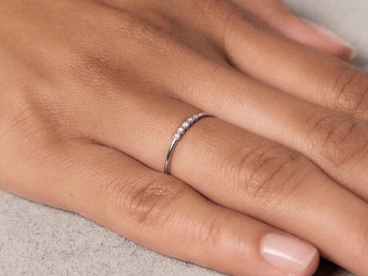 Bague Sita Baby platine