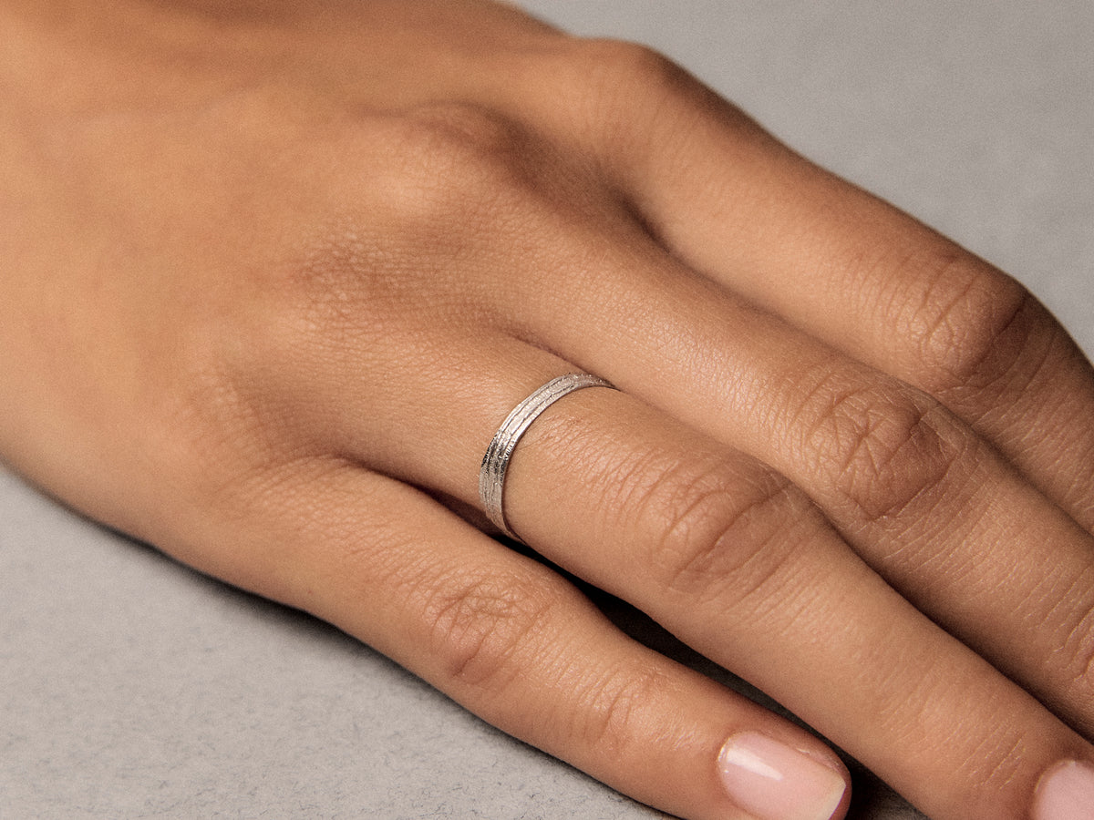 Bague Sitia PM platine