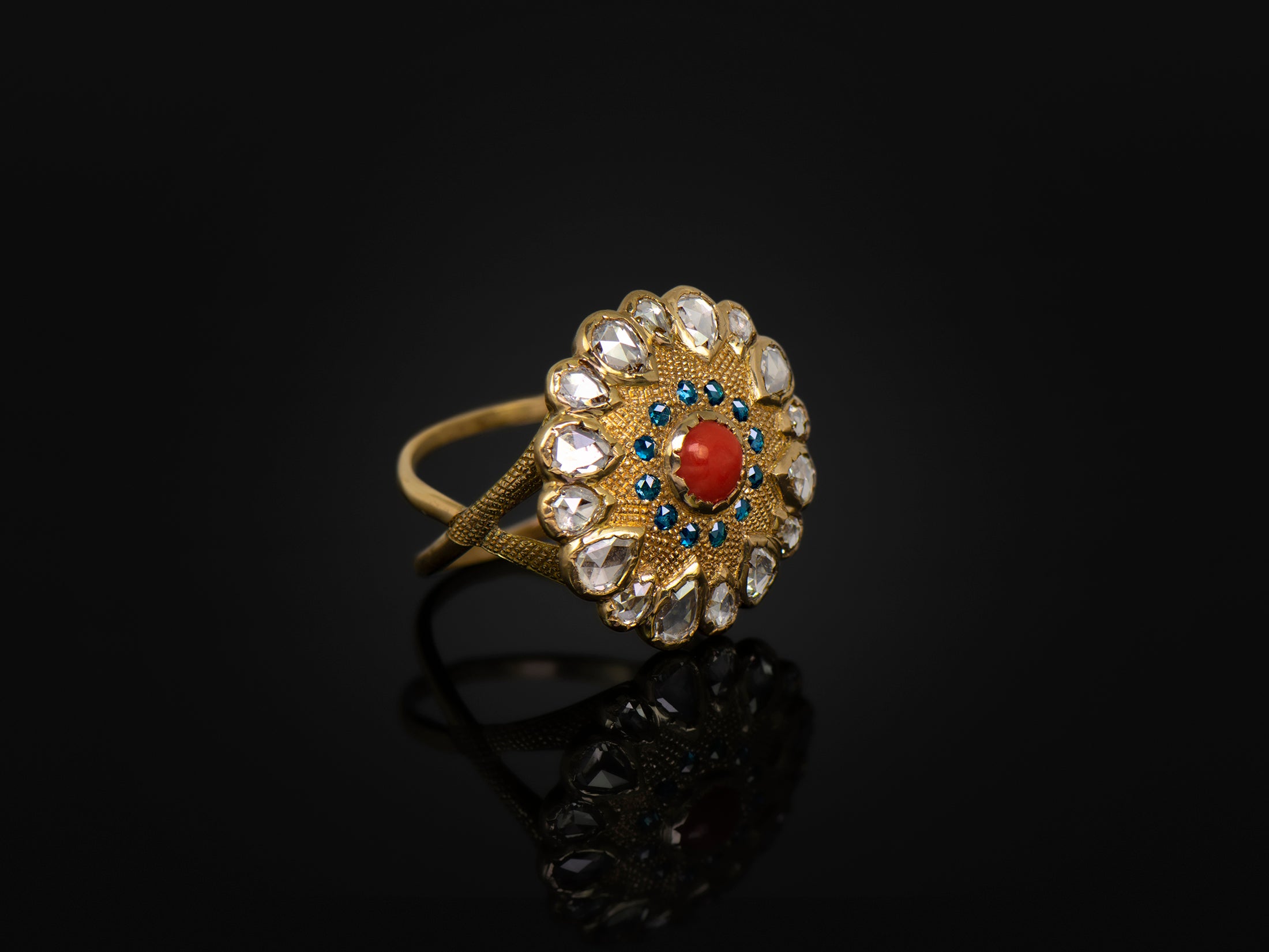 Bague Vesna Corail Diamants GM A