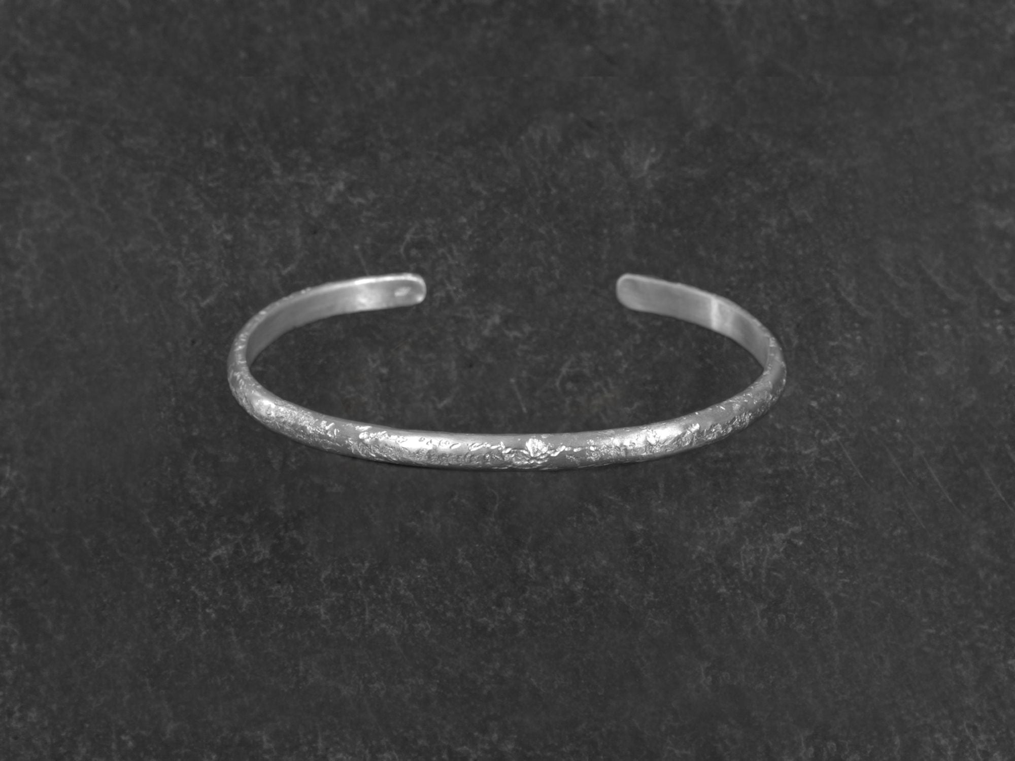 bracelet stella argent martelé pierre