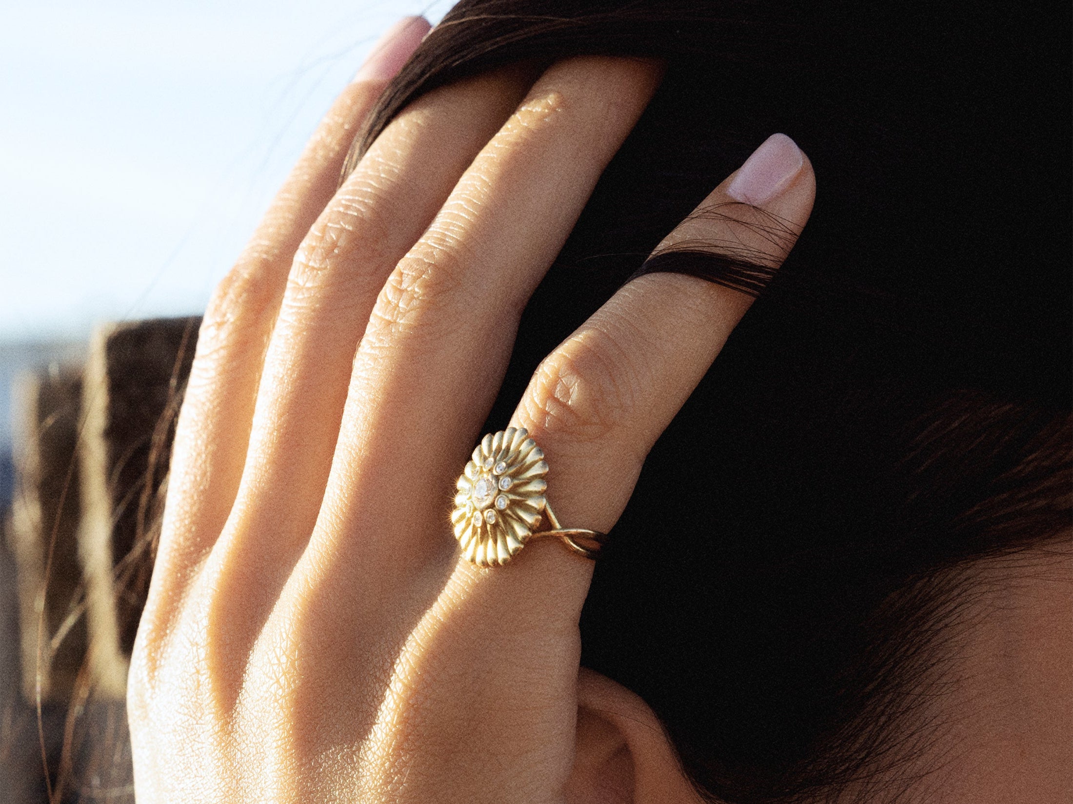 Bague Sacha tourmaline 0,15cts et rubis or jaune