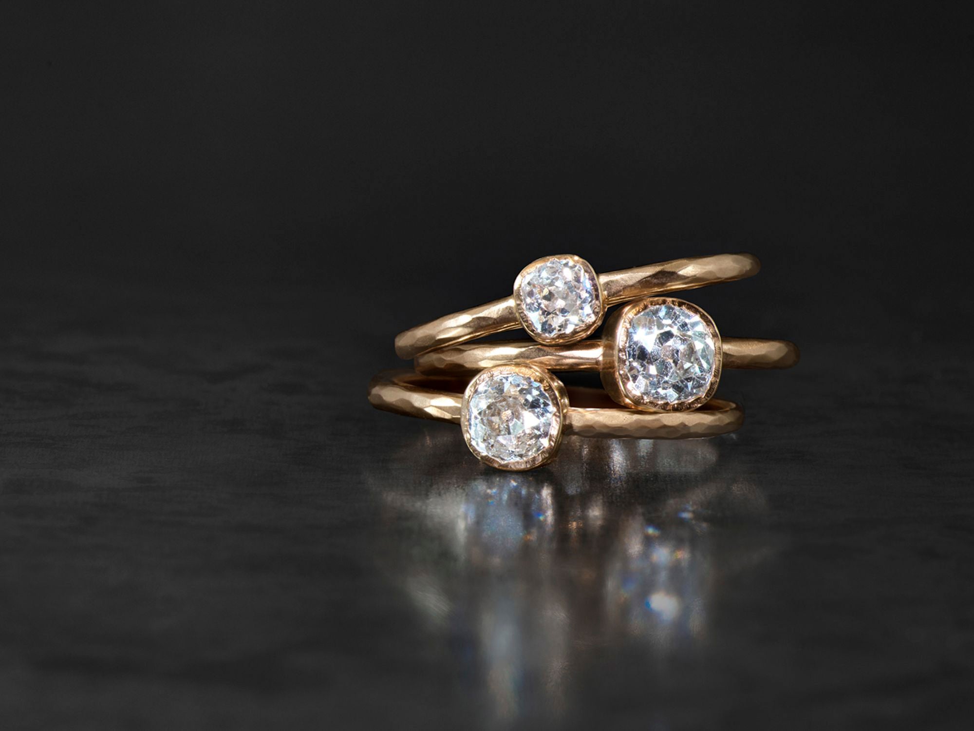 Montage sur mesure de diamants taille ancienne